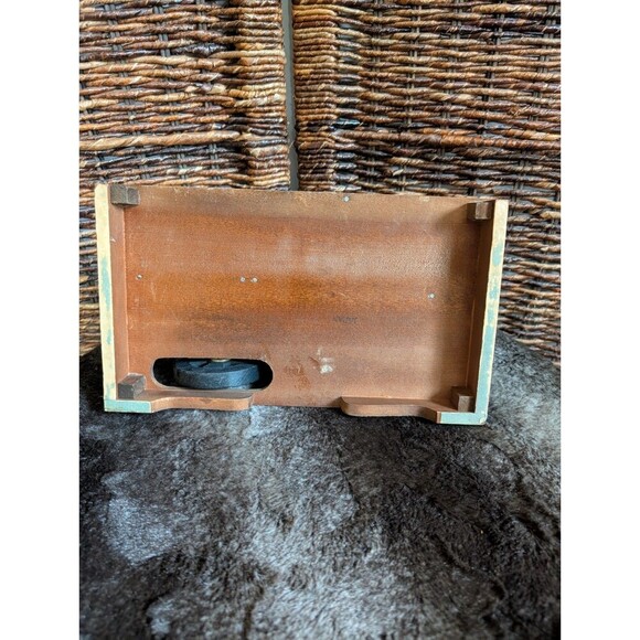 VTG Swiss Chalet Jewelry Box Water Wheel Alpine Country Cottagecore Trinket Hide - Picture 8 of 13